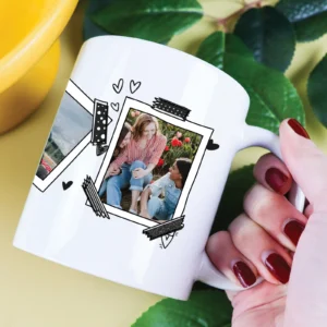 Polaroid Collage Mug