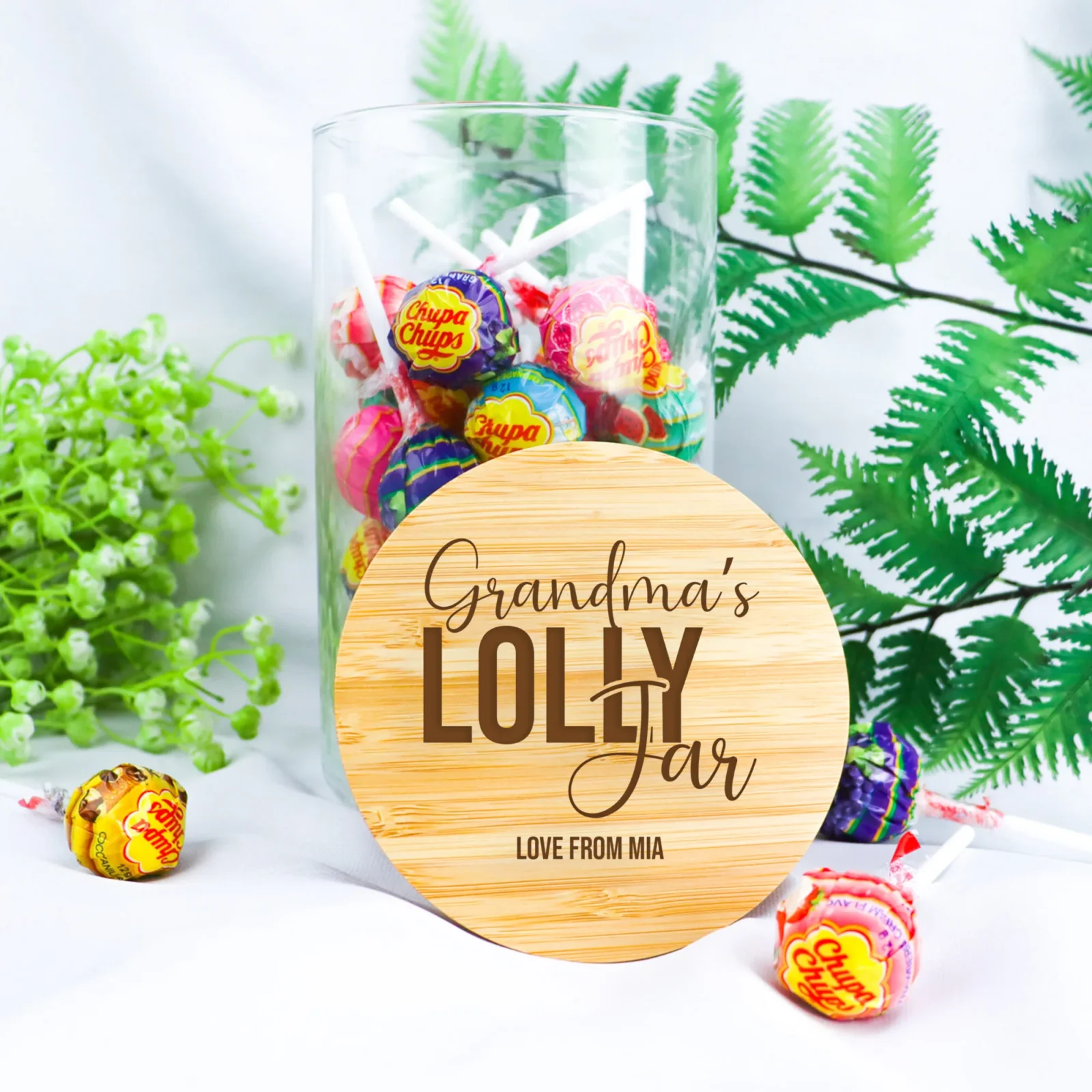 Personalised grandparent lolly jar