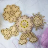 Mother's Day Wooden Yarn Sewing Cutouts