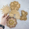 Mother's day wooden yarn sewing cutouts