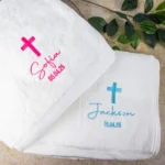 Personalised Christening Towel