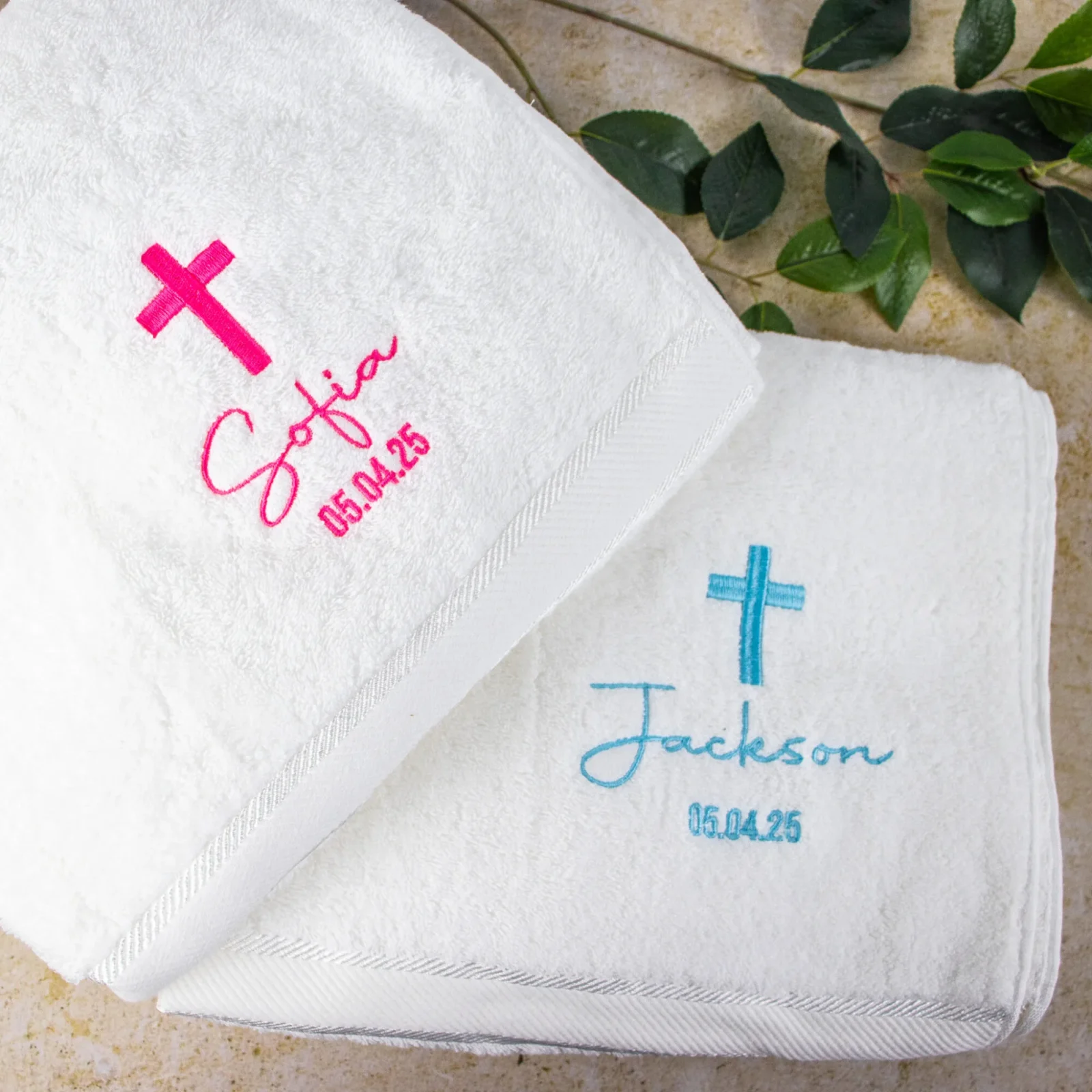 Personalised Christening Towel