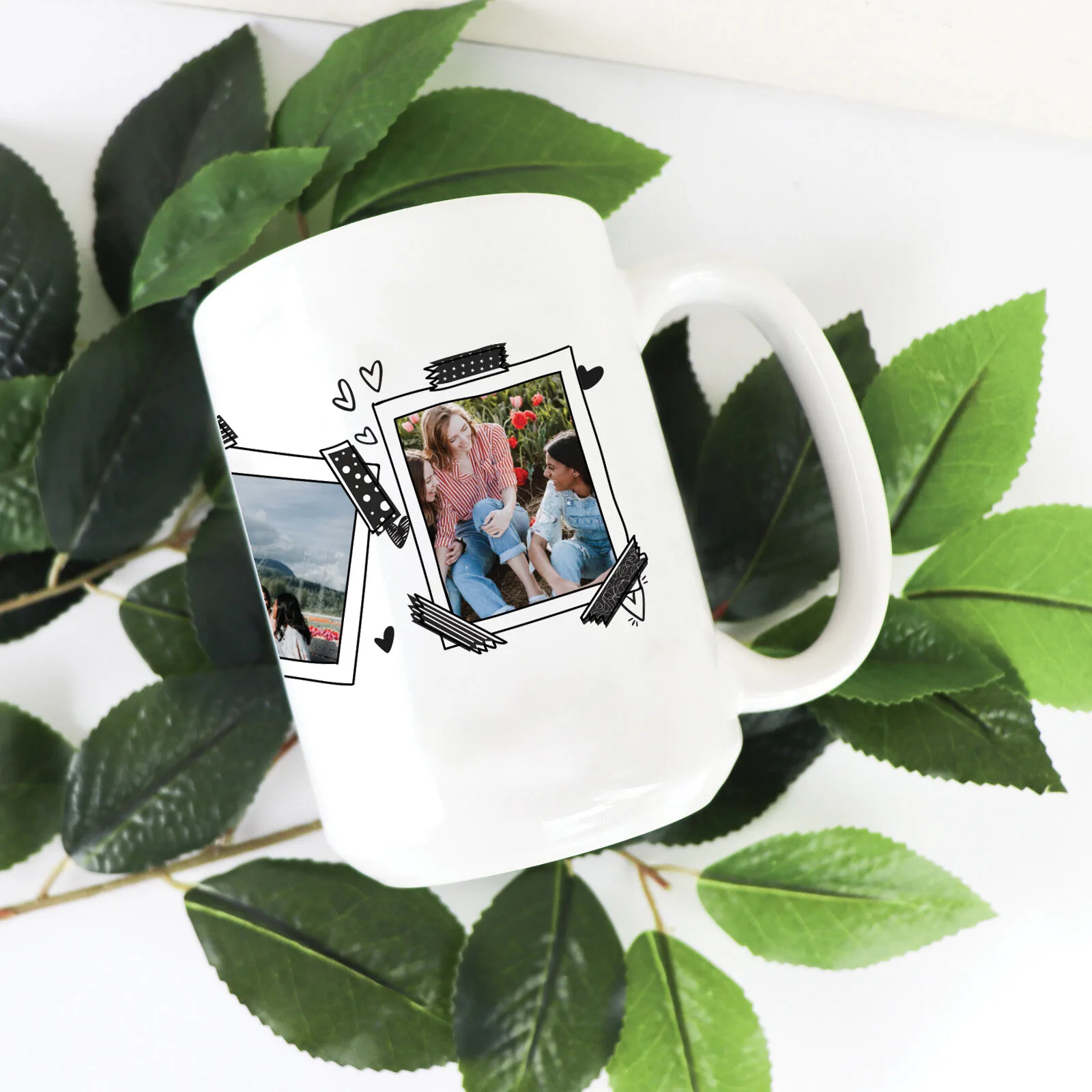 Polaroid Collage Mug