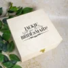 Bridal party wooden boxes