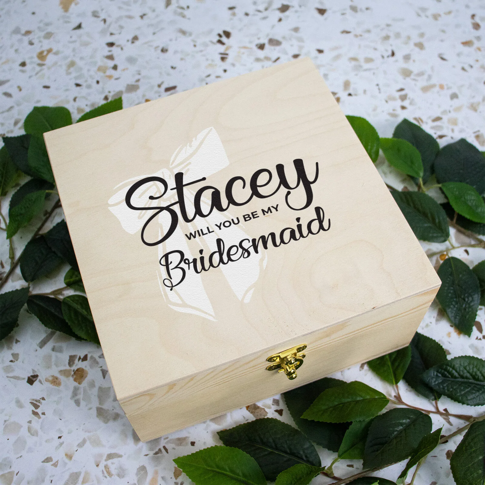 Bridal party wooden boxes 2 Bridal party wooden boxes
