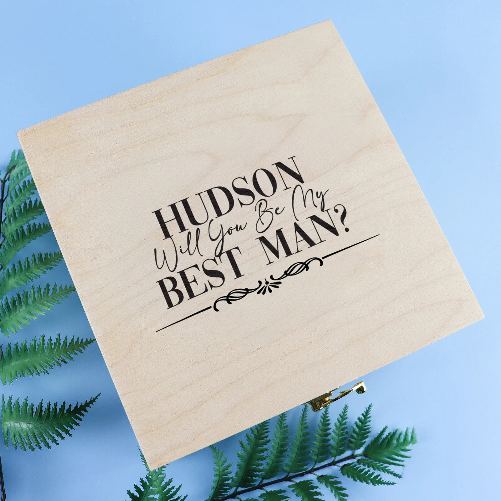 Bridal party wooden boxes 4 Bridal party wooden boxes