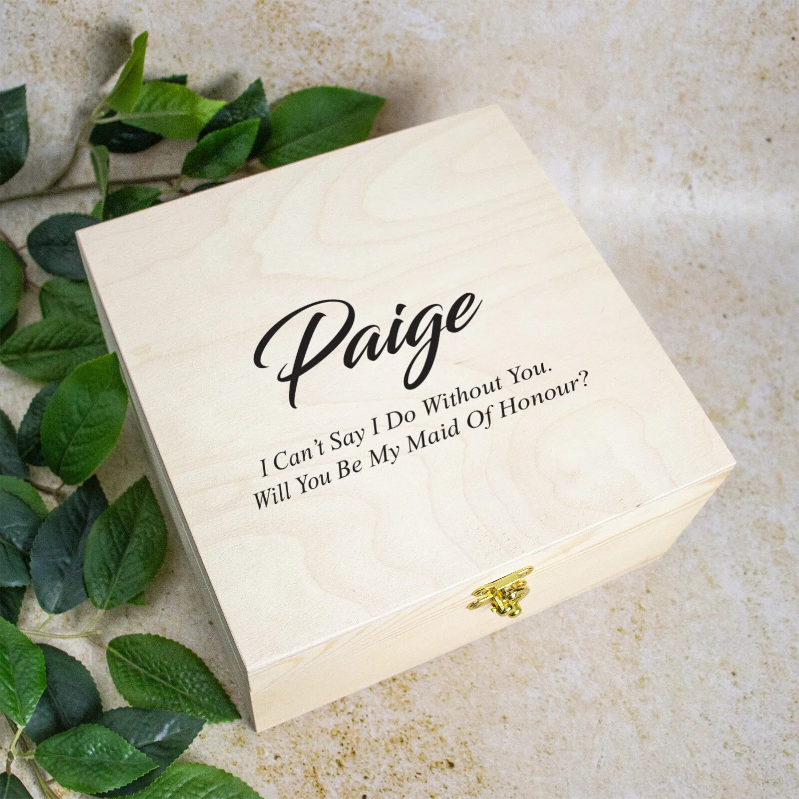 Bridal party wooden boxes 6 Bridal party wooden boxes