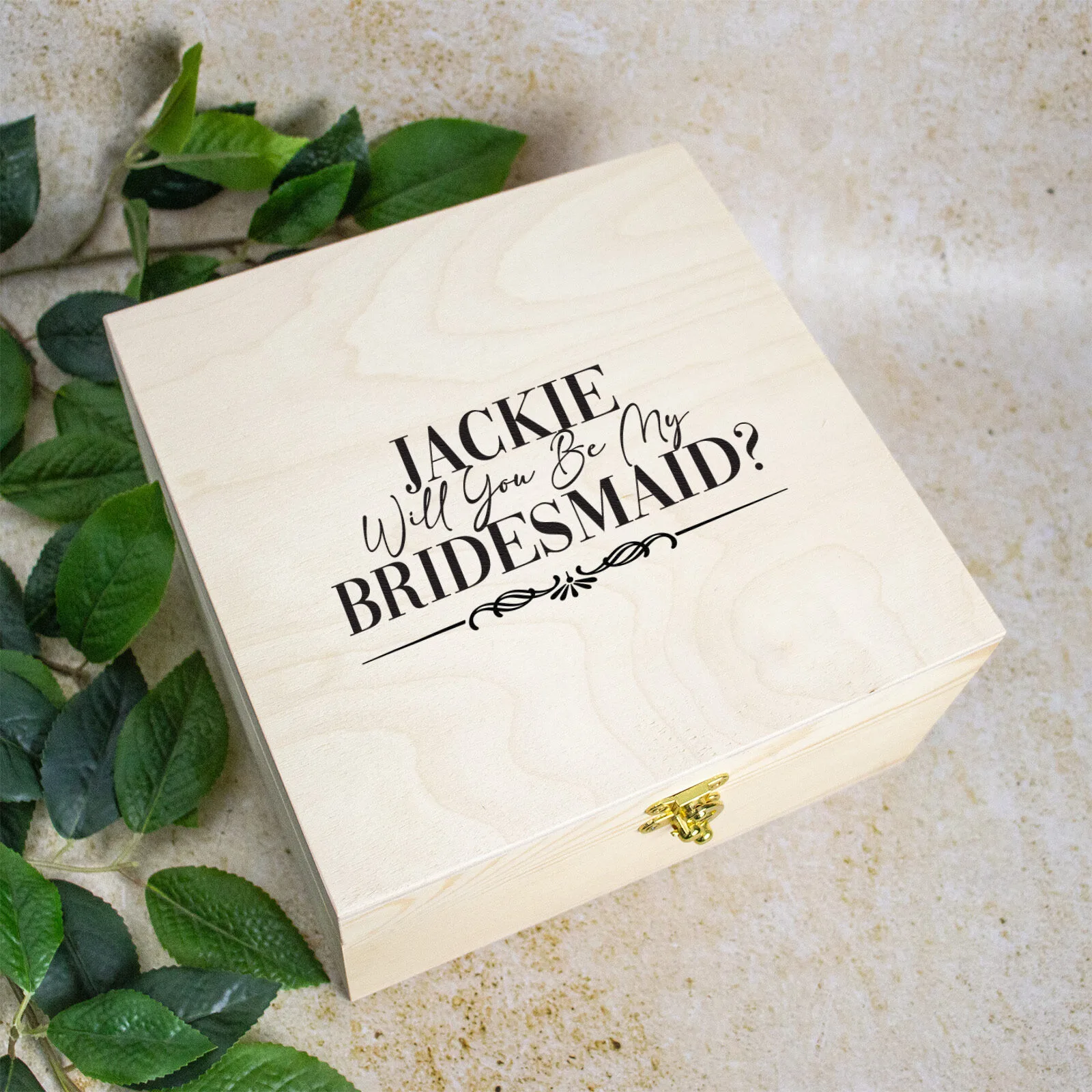 Bridal party wooden boxes 1 Bridal party wooden boxes