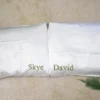 Couples Embroidered Satin Pillow Cases