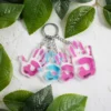 Family Hand Print Keychain