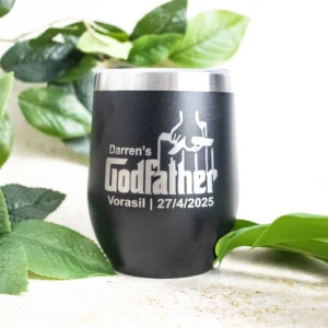 Godparent stainless steel tumbler