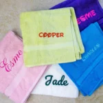 Personalised Kid's Bath Towel | Embroidered Name