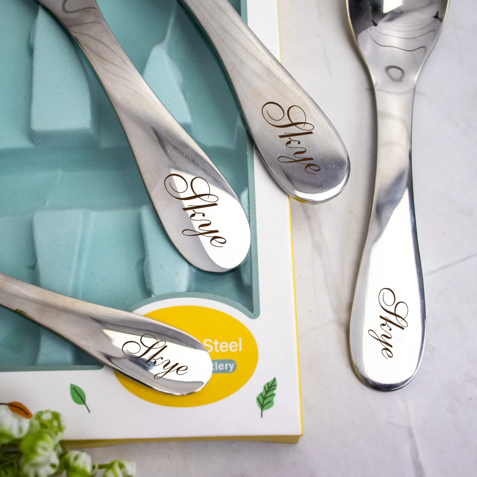 Kids Personalised Cutlery Set