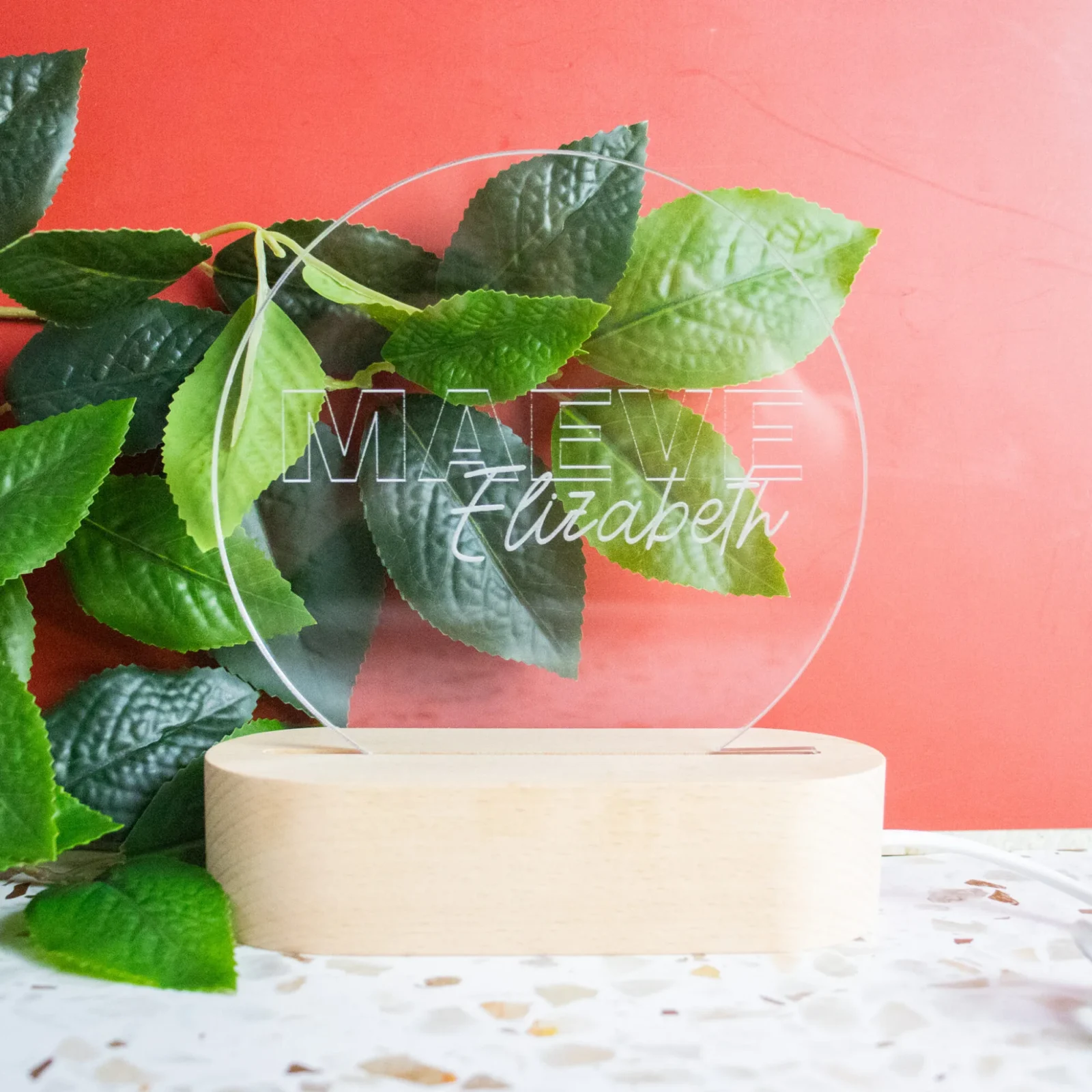 Night Light Personalised with Name