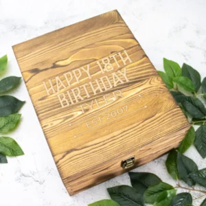 Birthday Boxed Decanter Set With Two Glasses