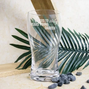 Birthday Engraved Schooner Glass