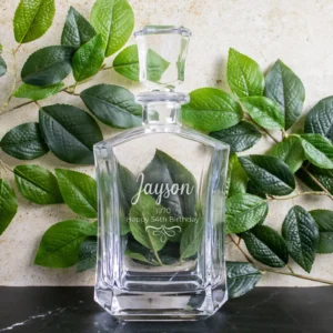 Birthday Modern Whiskey Decanter