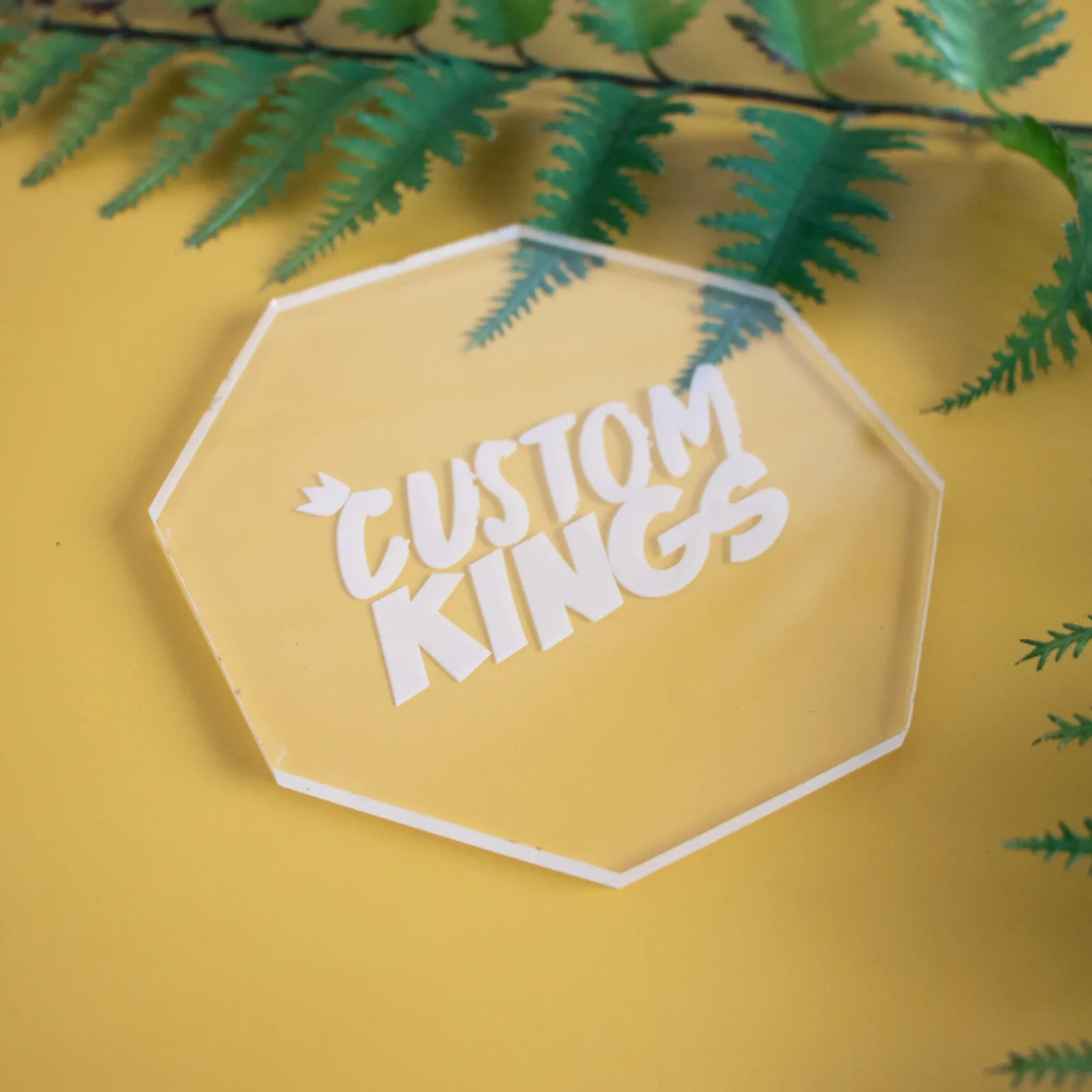 Corporate logo Engraved Acrylic Coaster