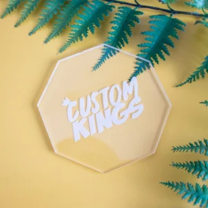 Corporate logo Engraved Acrylic Coaster