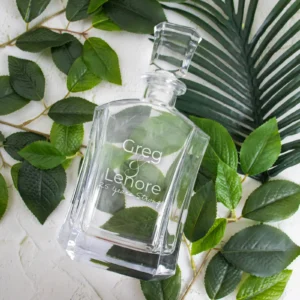 Couples modern decanter