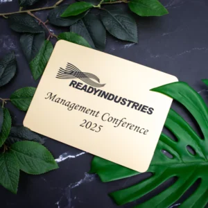 Custom logo plaque indoor acrylic sign (cut to size)