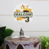 Digger birthday cake topper