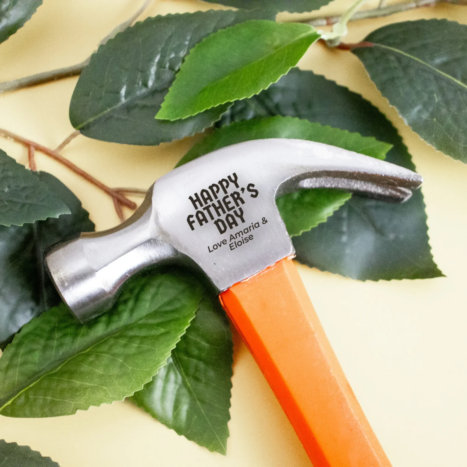 Father's Day Rubber Handle Hammer