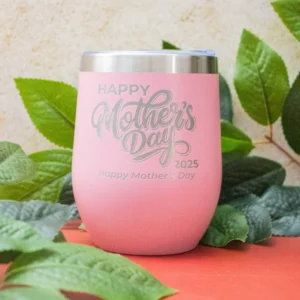 Flourished mother's day stainless steel tumbler
