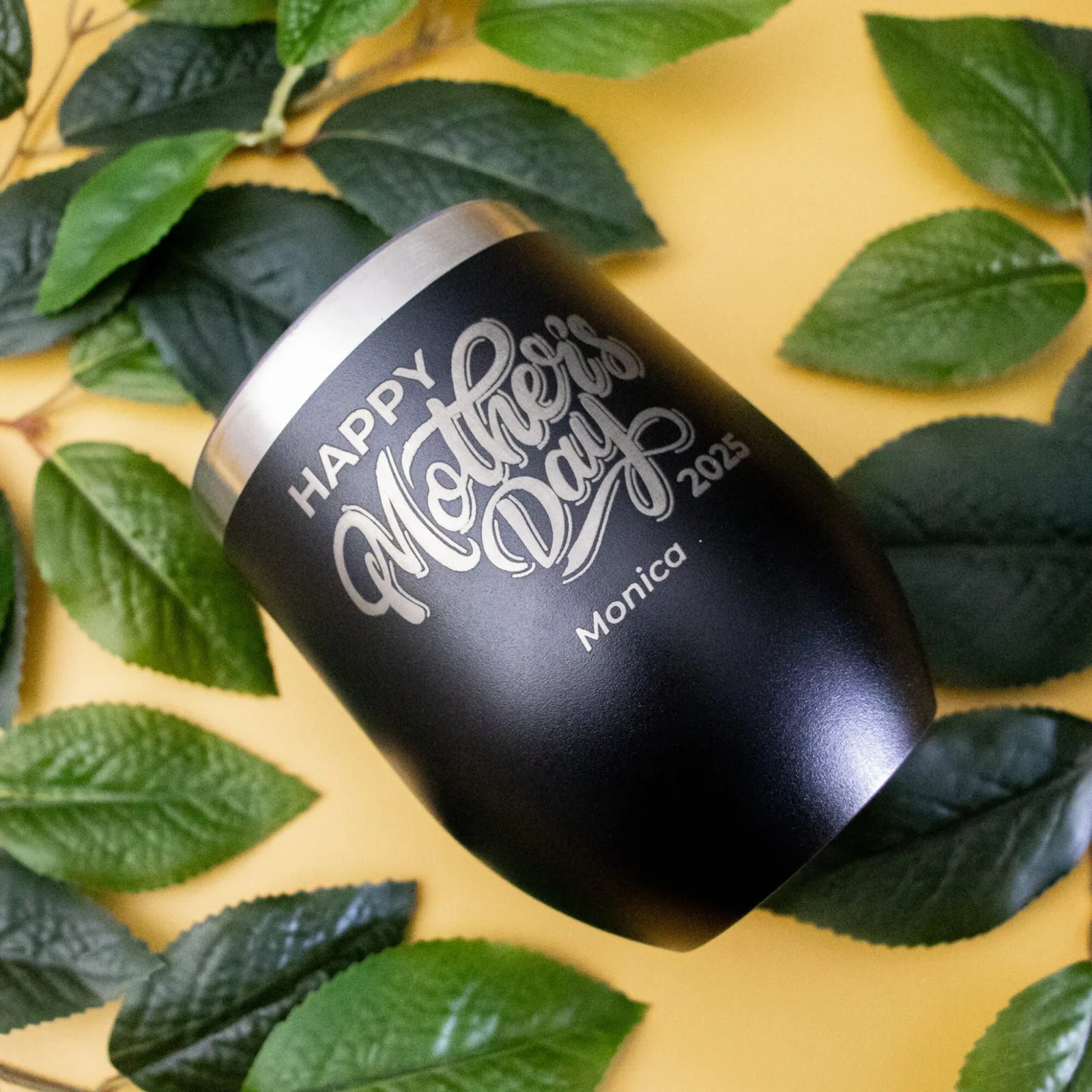 Flourished Mother's Day Stainless Steel Tumbler