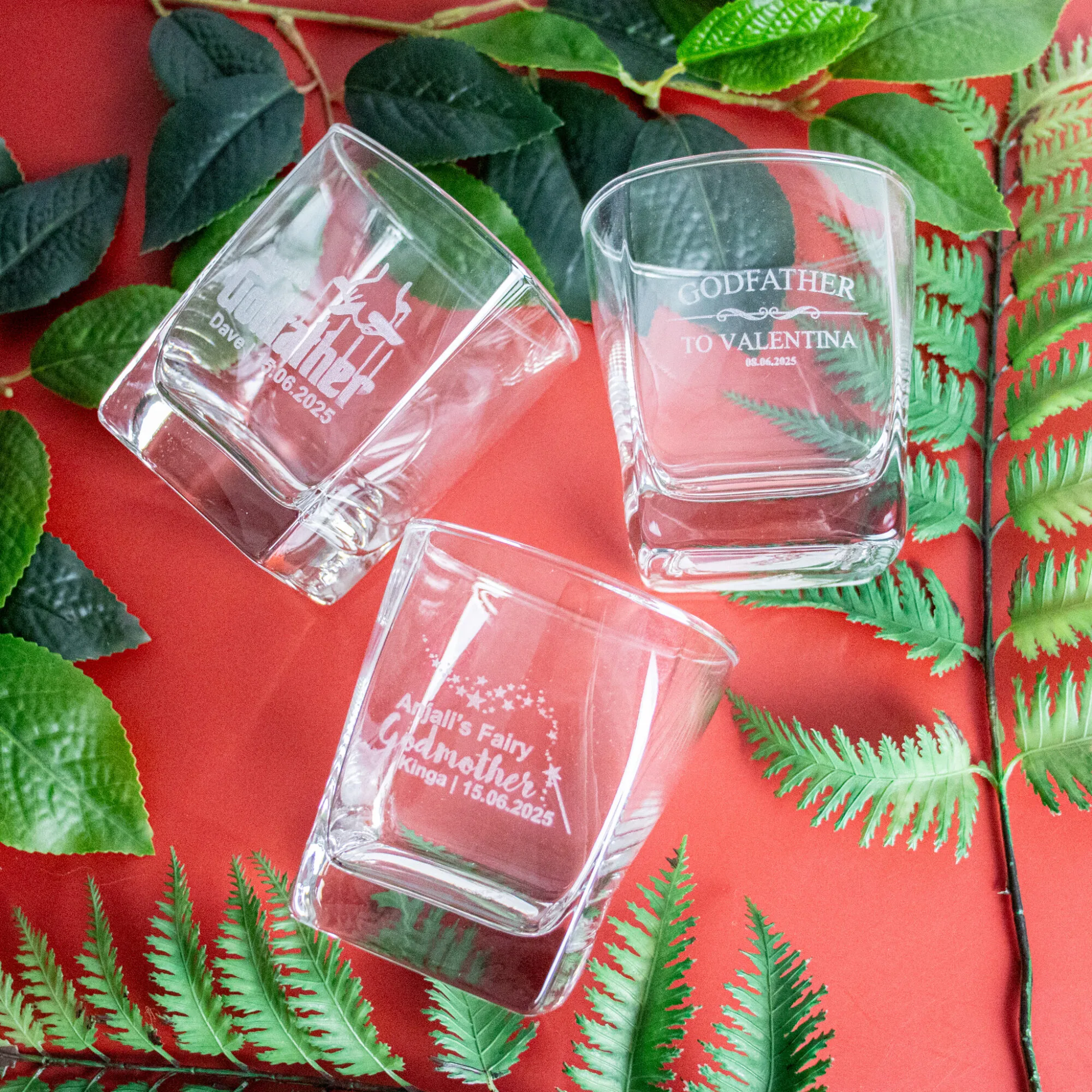 Godparents scotch glass 5 Godparents scotch glass