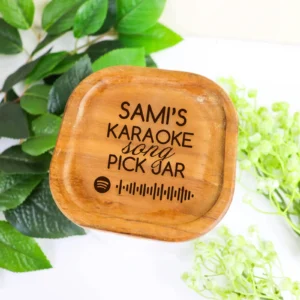 Karaoke Song Picker large Square Jar
