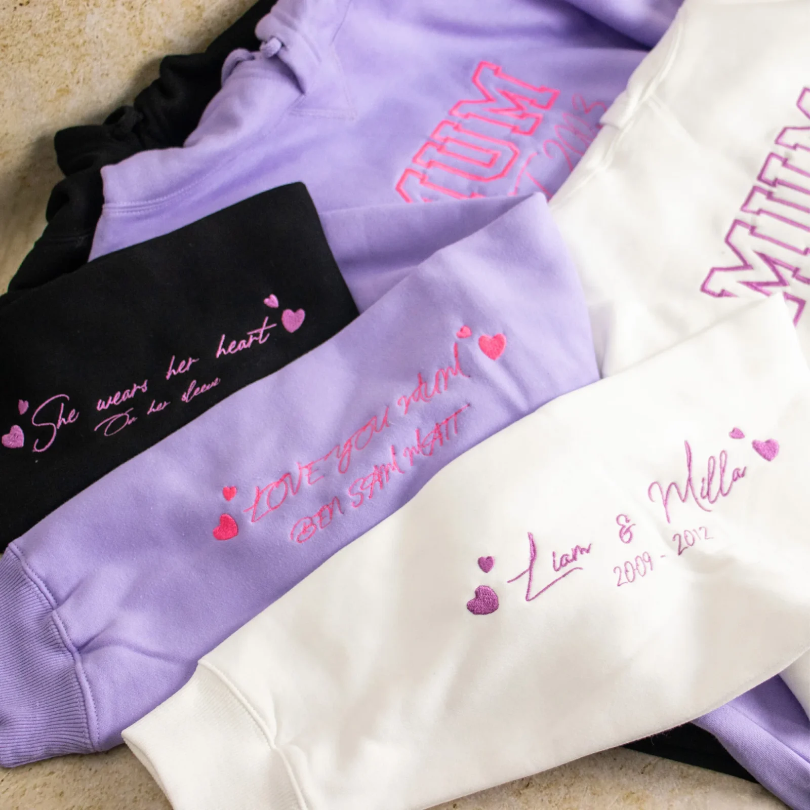 Personalised Est Embroidered Hoodie