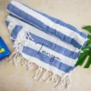 Personalised Turkish Beach Towel Embroidered Name