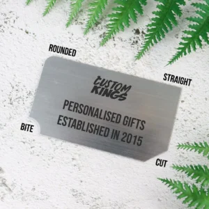 Plaque with logo for indoor use cut to size