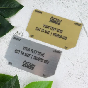 Plaque with logo for Indoor Use Cut to Size