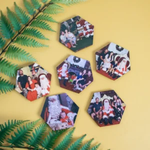 Printed Set of 6 Wood Magnets