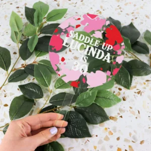 Saddle Up Birthday Cake Topper