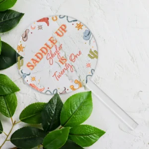 Saddle Up Birthday Cake Topper