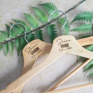 Wedding Coat Hanger with Personalisation