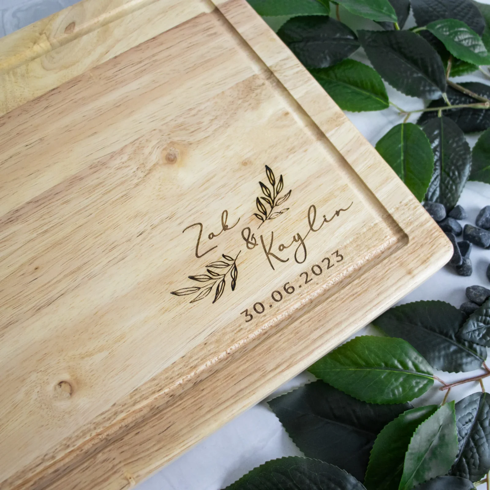 Anniversary Personalised Chopping Board