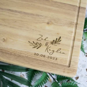 Anniversary Personalised Chopping Board
