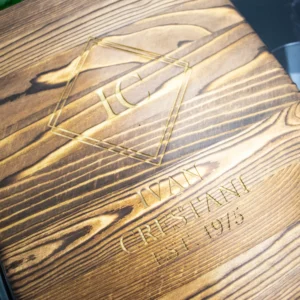 Bar Whiskey Vintage Boxed Decanter Set With Two Glasses