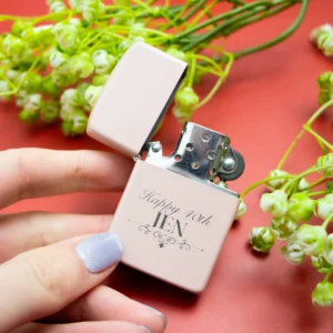 Birthday Engraved Stainless Steel Lighter
