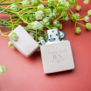 Birthday Engraved Stainless Steel Lighter