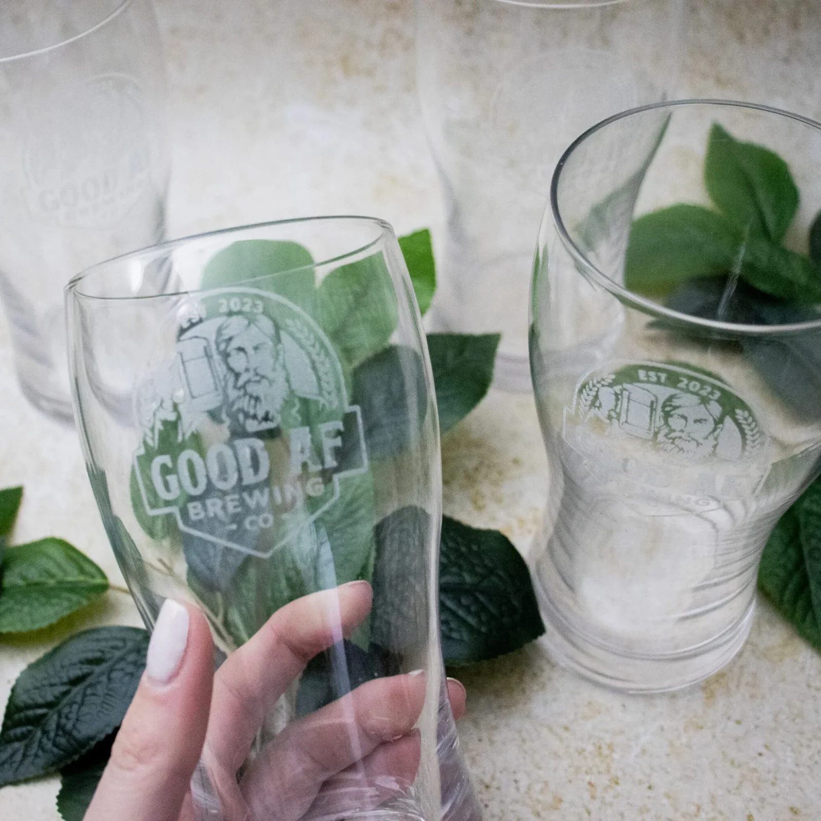 Corporate Personalised Schooner Glass