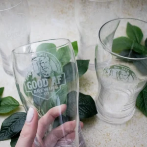 Corporate personalised schooner glass