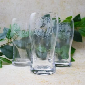 Corporate personalised schooner glass