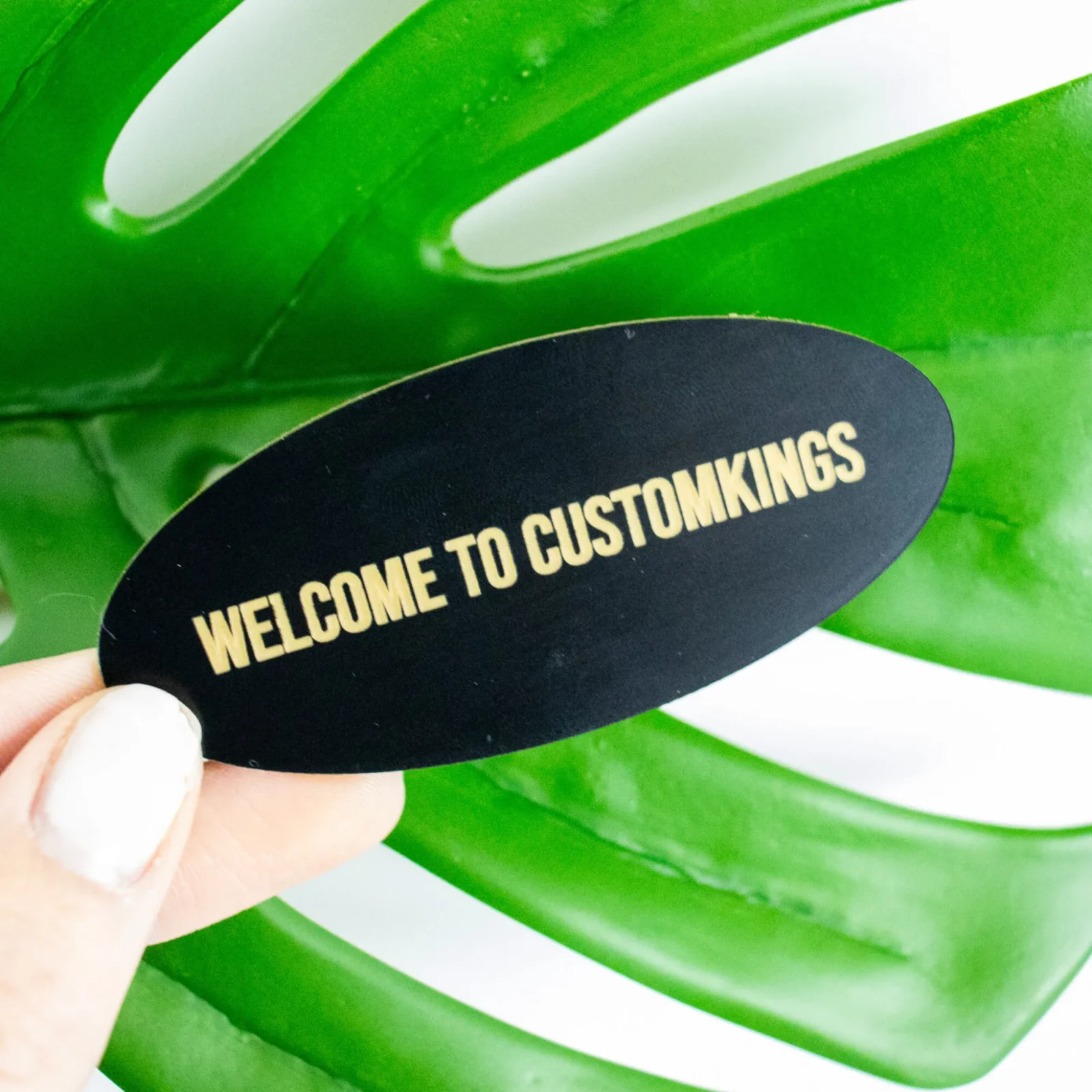 Engraved Oval Plaque for Outdoor Use Cut to Size