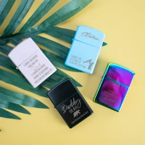 Father's Day Engraved Stainless Steel Lighter