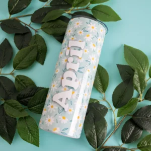 Floral blue flower for birthdays - 20oz tumbler